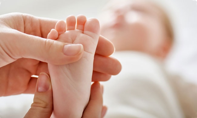 ベビーリフレクソロジー